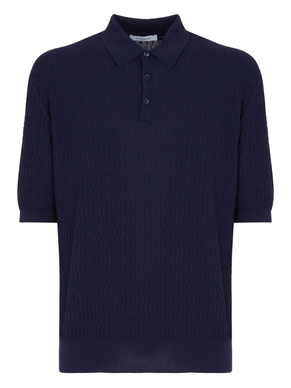 Cruciani short-sleeve polo shirt | Blue | Image 1