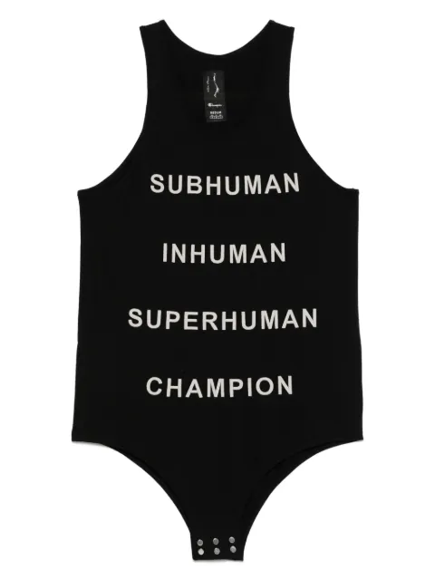 Rick Owens X Champion slogan-print vest