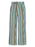 Amir Slama striped trousers - Blue