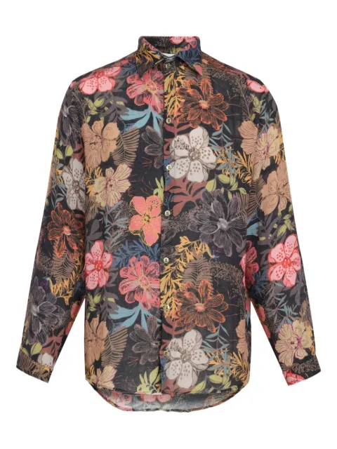 Amir Slama floral-print button-up shirt