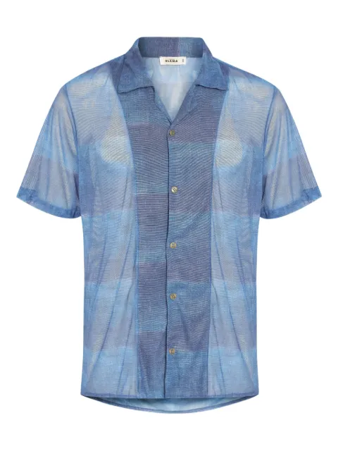 Amir Slama check-pattern short-sleeve shirt
