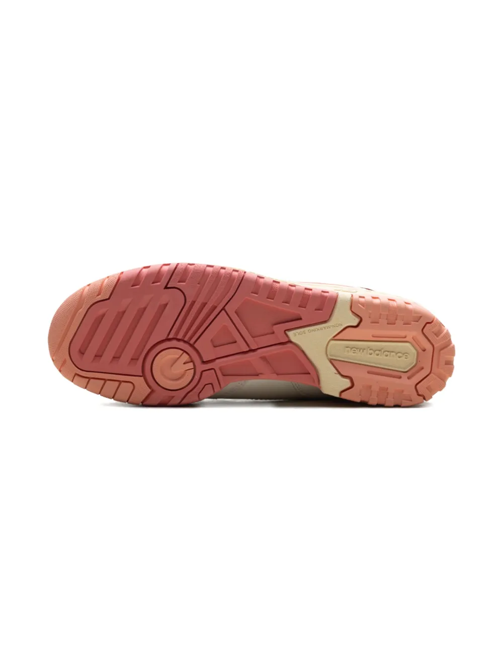 New Balance Kids 550 "Desert Pink Sea Salt" sneakers White