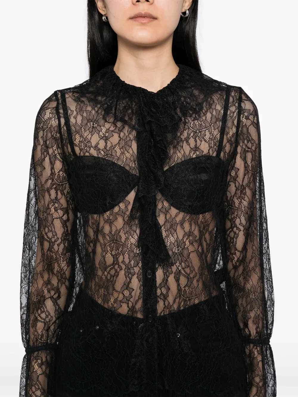 Nili Lotan Cecily top Zwart