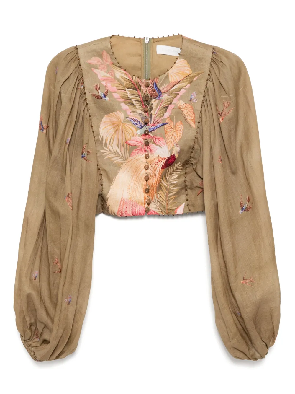 ZIMMERMANN Ascension bodice | Green | Image 1