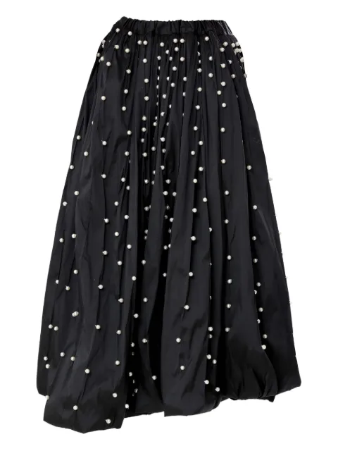 Olympiah pearl-embellished maxi skirt
