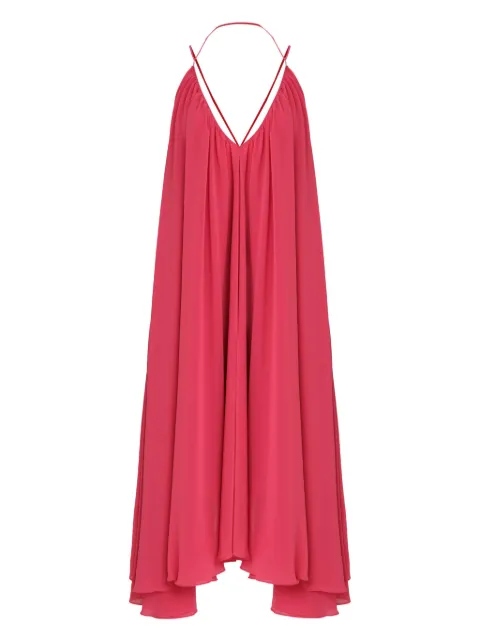 Olympiah draped halter-neck midi dress