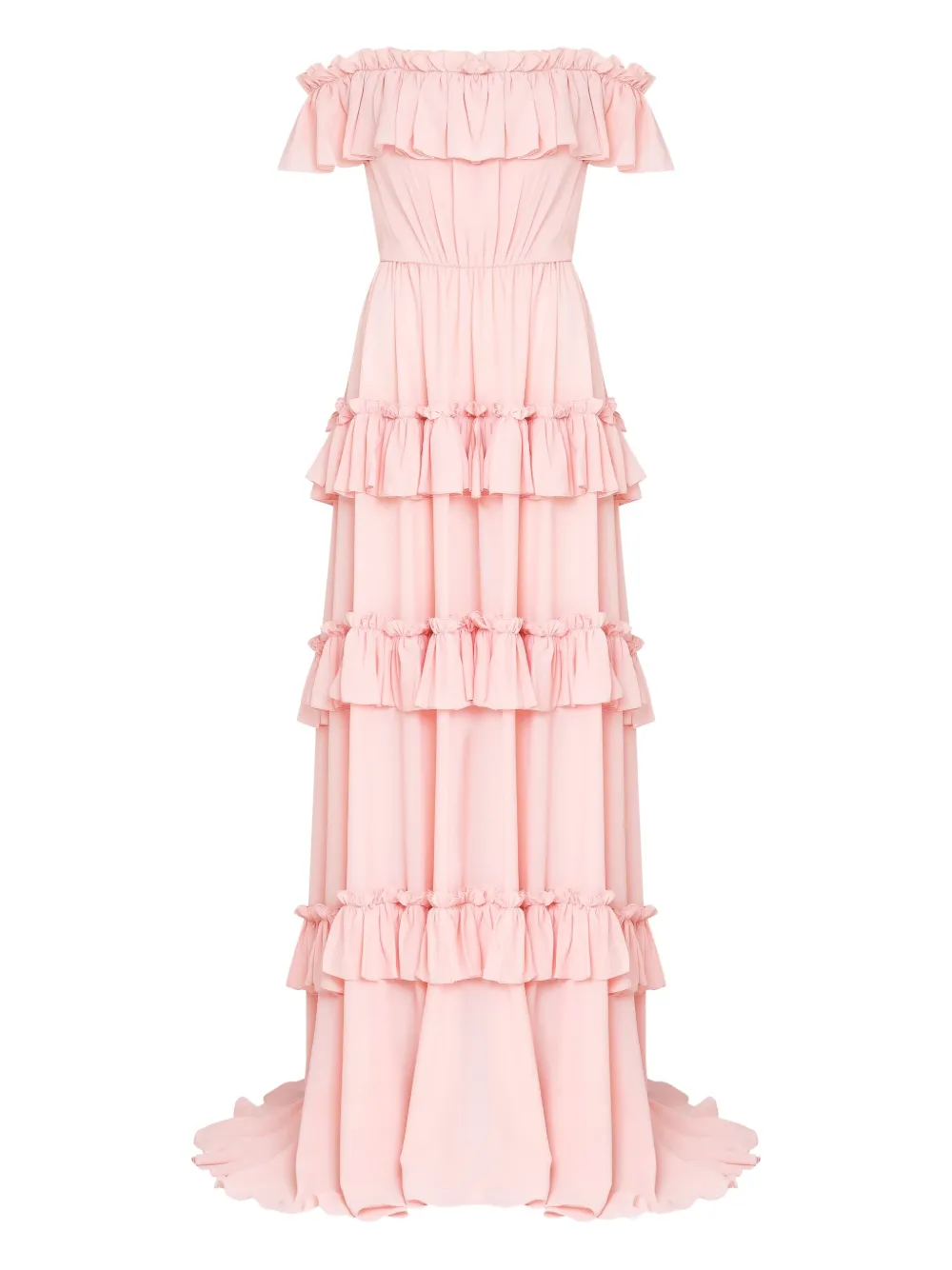 Olympiah ruffled off-the-shoulder gown | Pink | Image 1