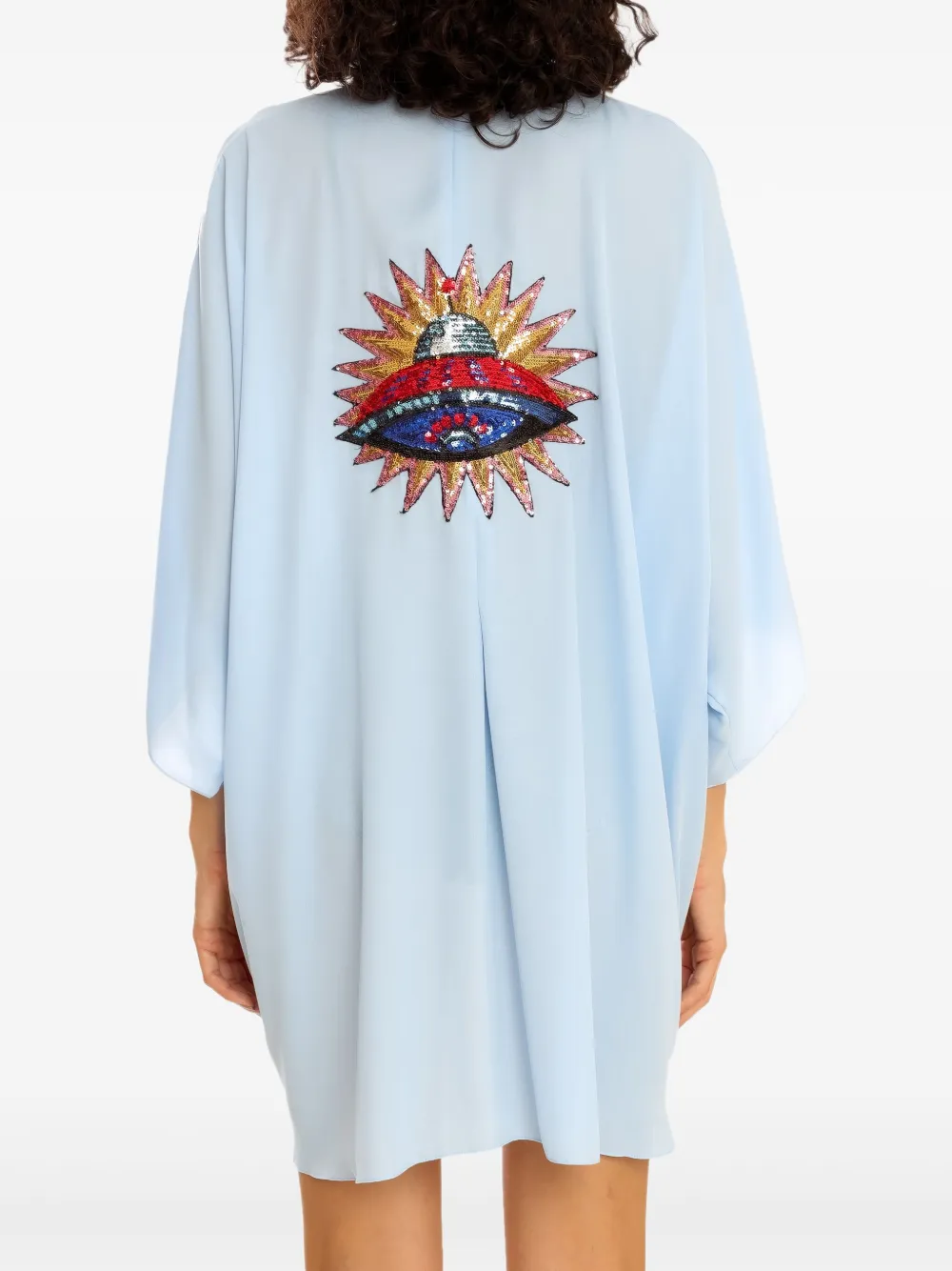 Olympiah Jack met geborduurde hals Blauw