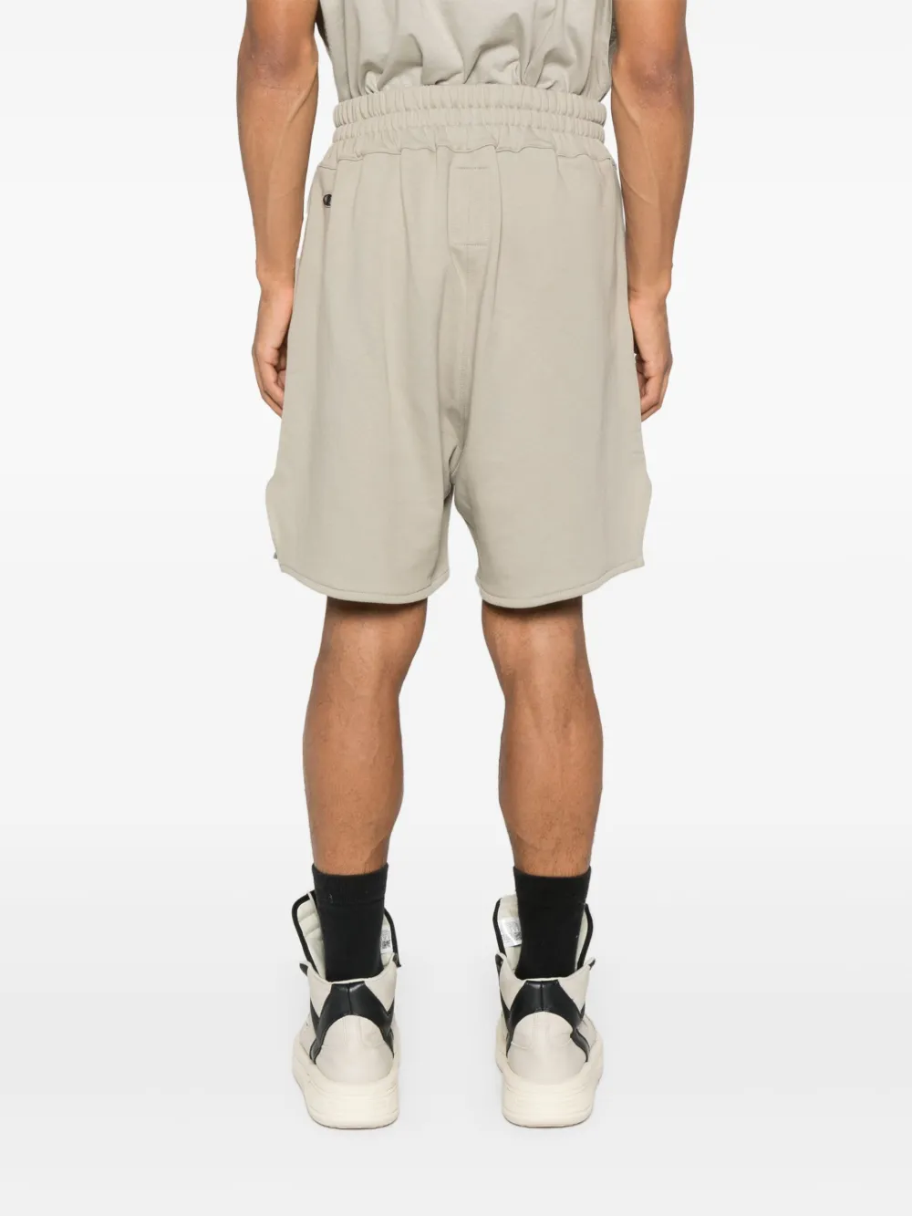 Rick Owens X Champion Trainingsshorts met geborduurd logo Beige