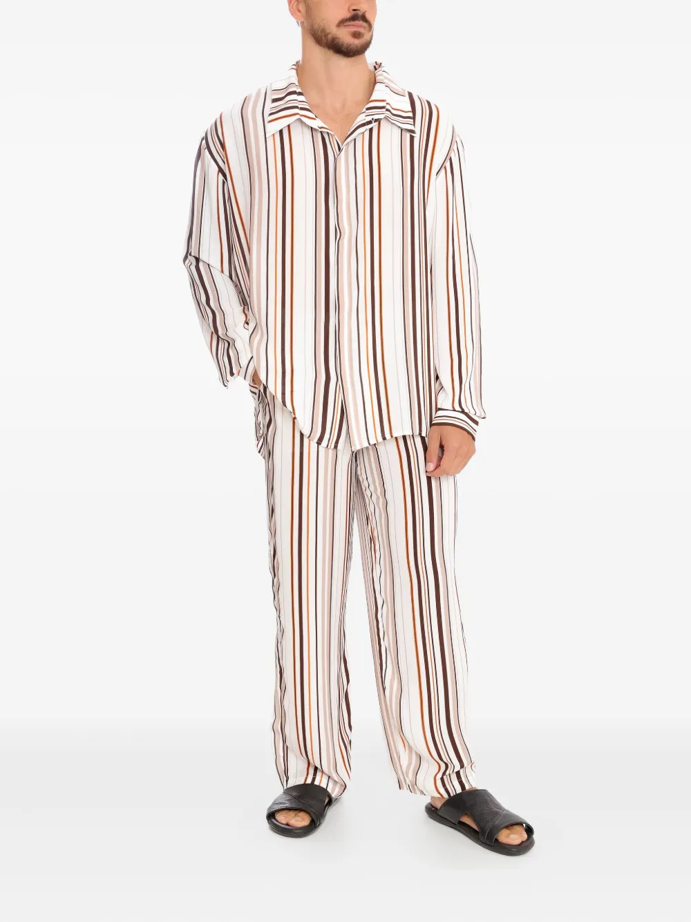 Amir Slama stripe-patterned long-sleeve shirt | Image 2