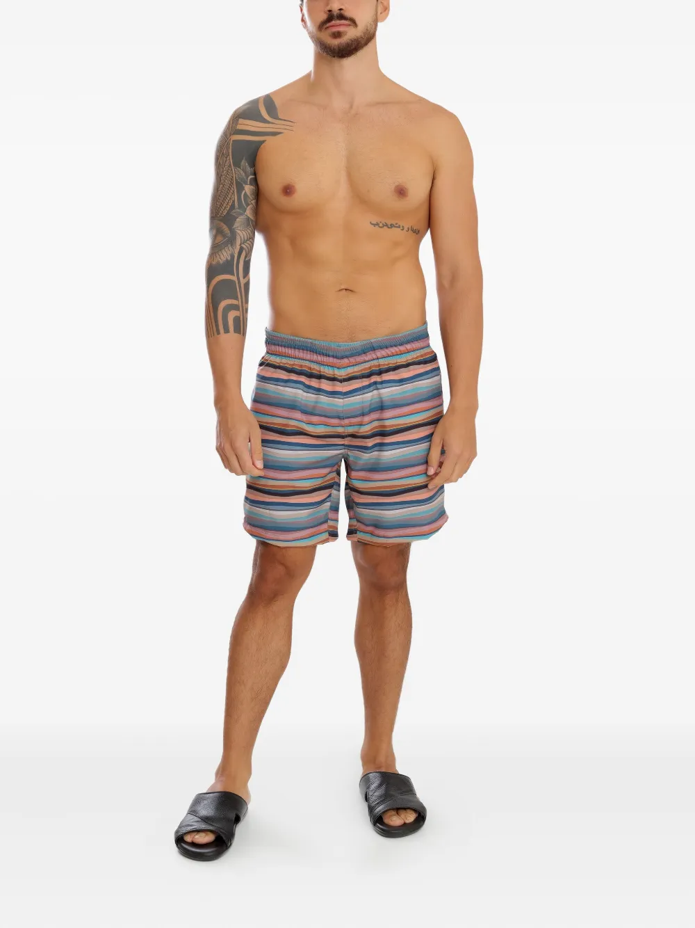Amir Slama striped swim shorts | Shorts de playa | Image 2