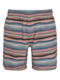 Amir Slama striped swim shorts - Blue
