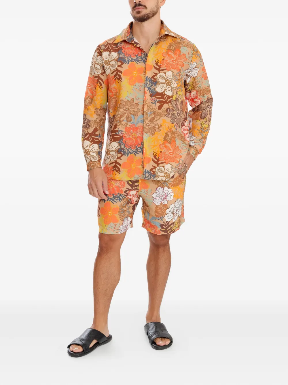 Amir Slama floral-print button-up shirt | Image 2
