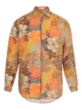 Amir Slama floral-print button-up shirt - Neutrals
