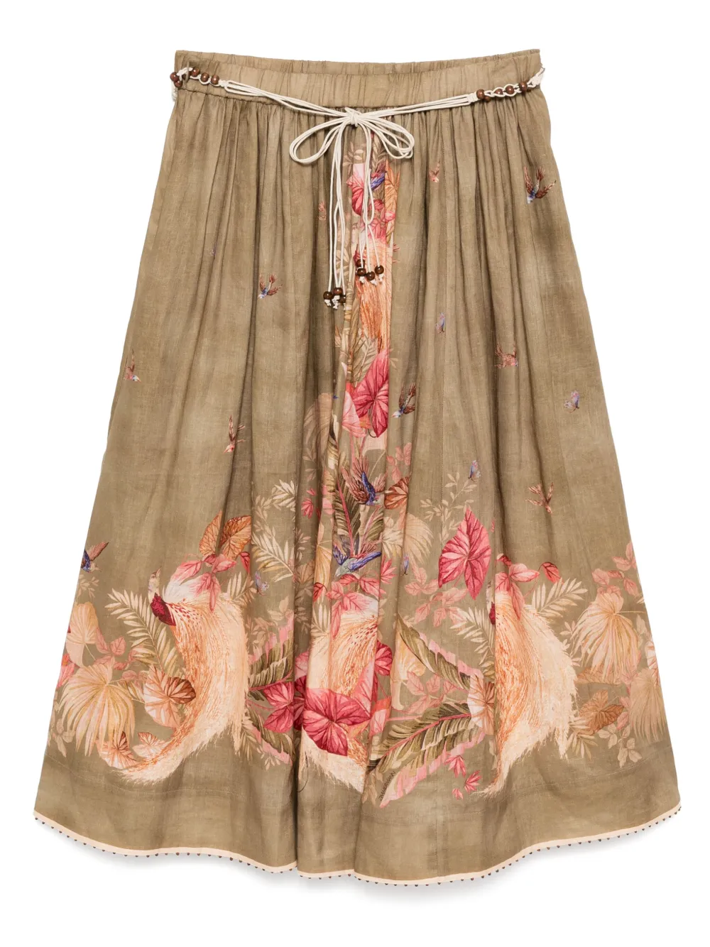 Zimmermann Ascension Midi Skirt