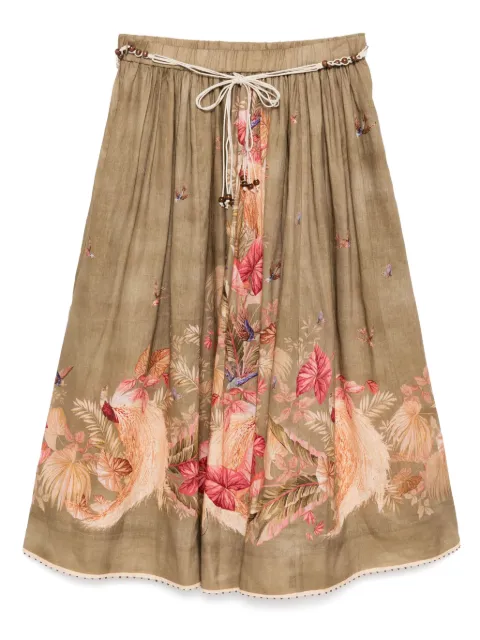 ZIMMERMANN Ascension midi skirt