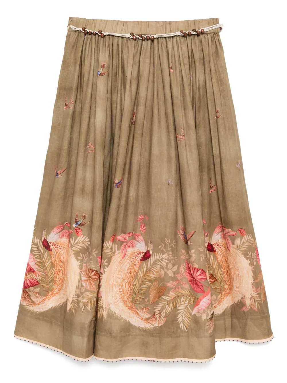 ZIMMERMANN Ascension midi-rok - Groen