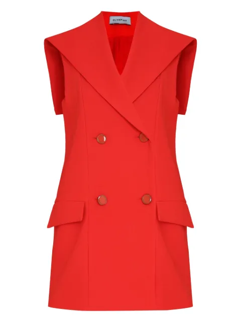 Olympiah double-breasted sleeveless blazer