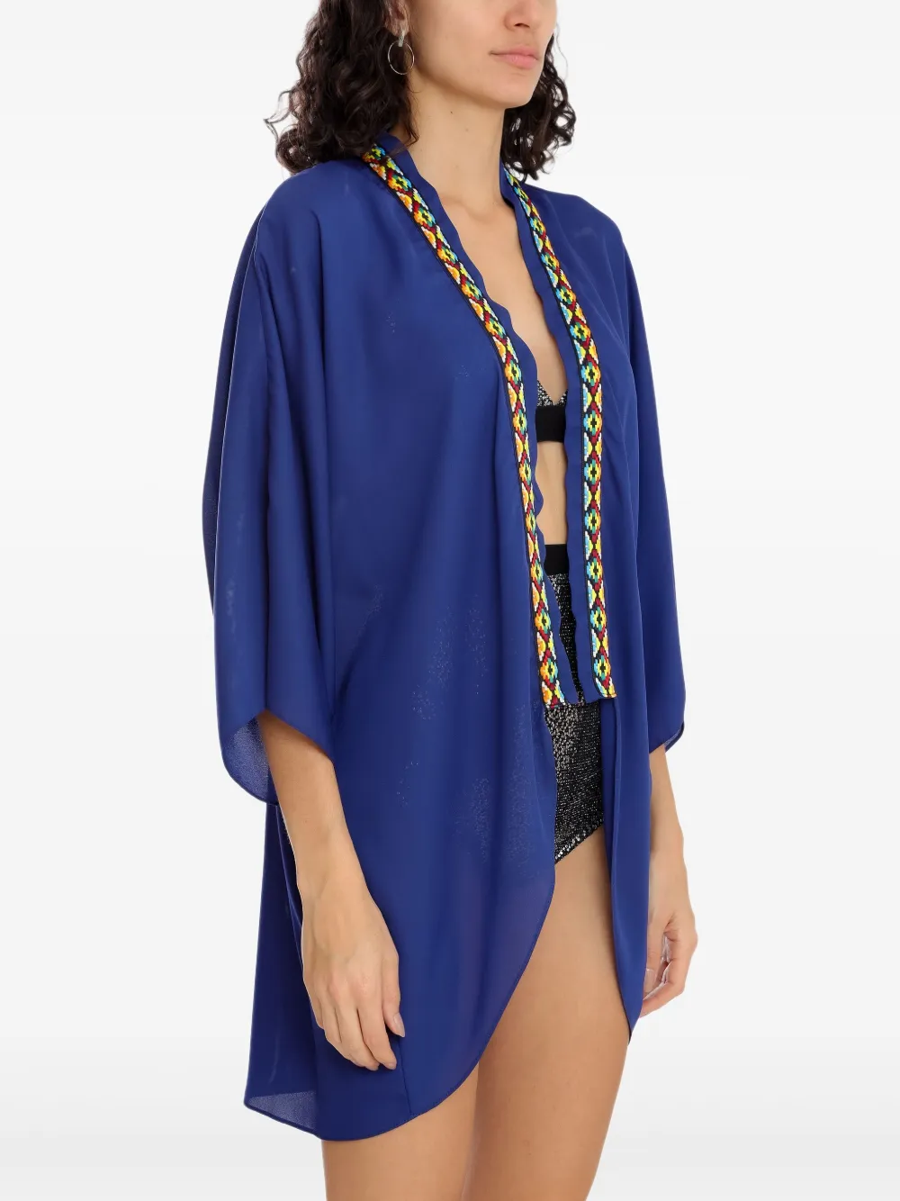 Olympiah Denim jack Blauw