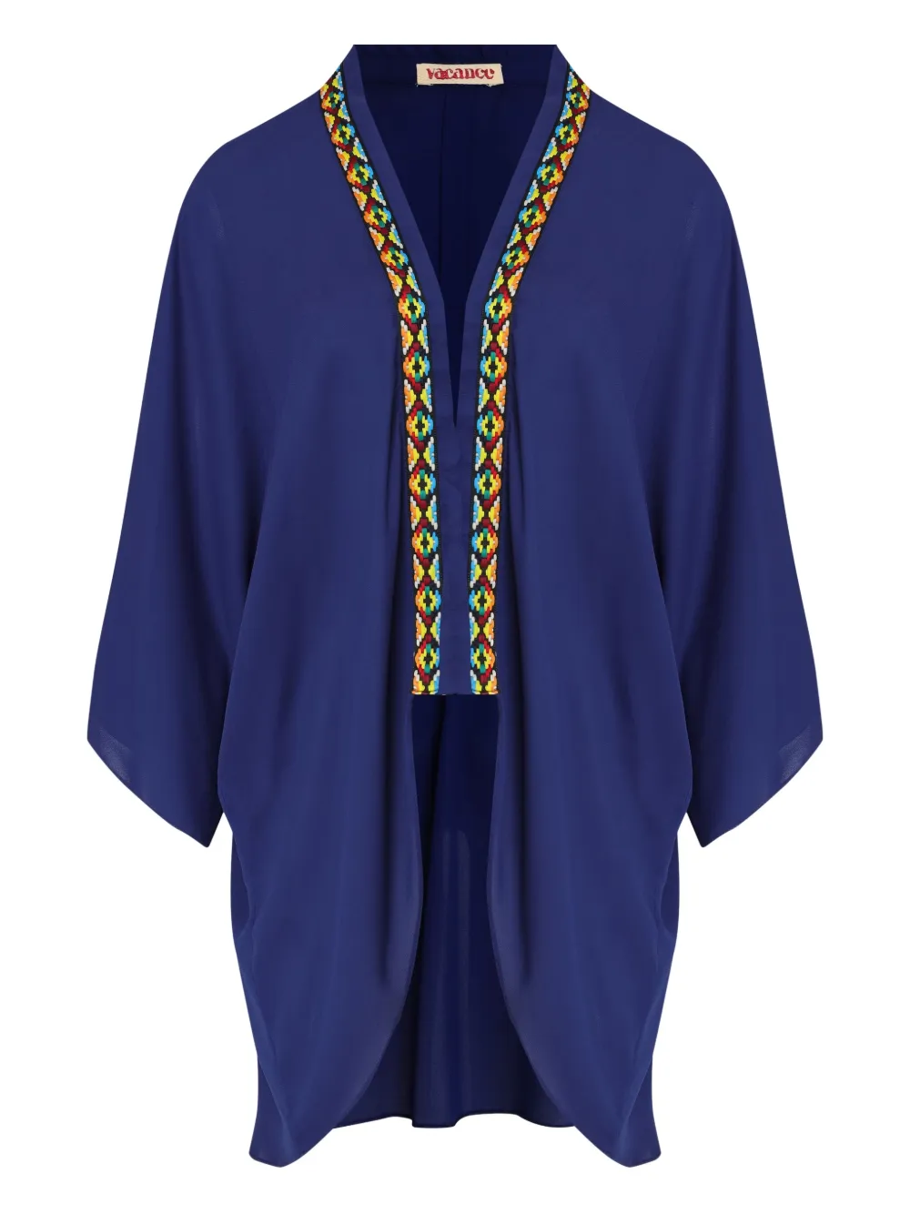 embroidered-detail jacket