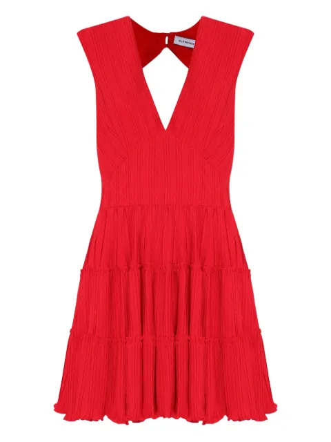 Olympiah pleated skater dress