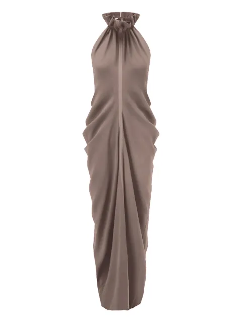 OUDE WAAG halterneck maxi dress