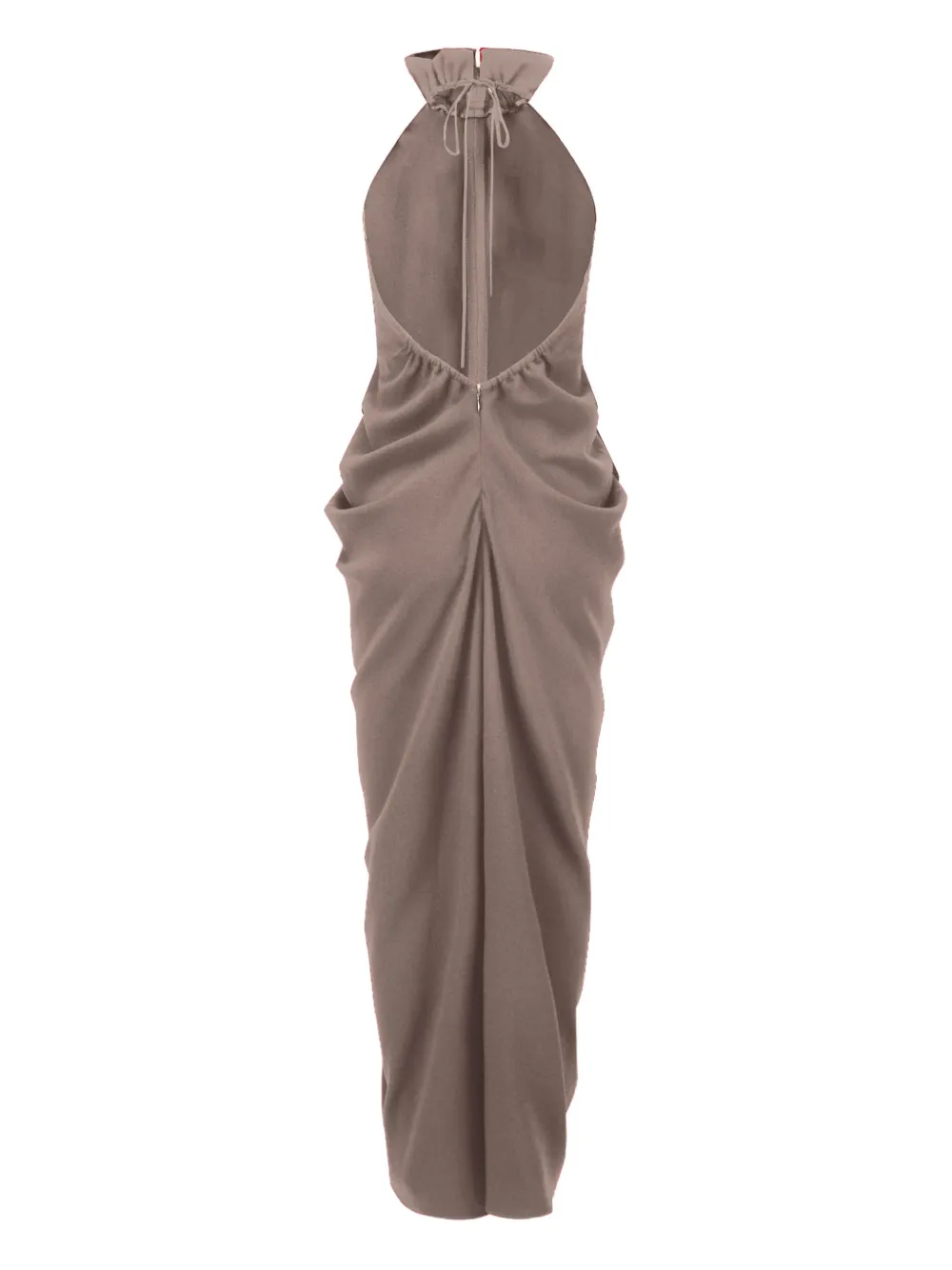 OUDE WAAG halterneck maxi dress - Grijs