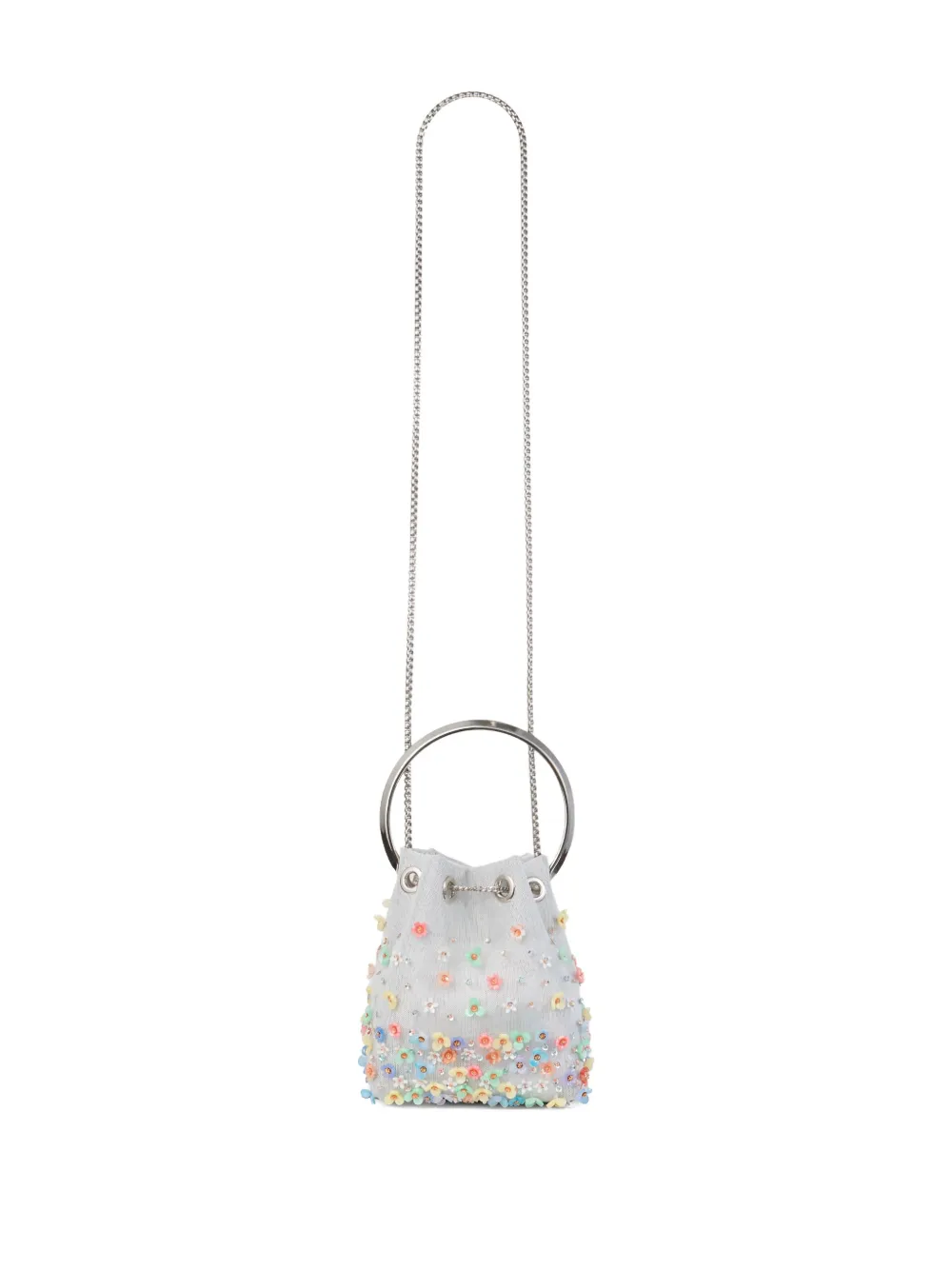 Jimmy Choo bolsa bucket Bon Bon con apliques florales | Image 2