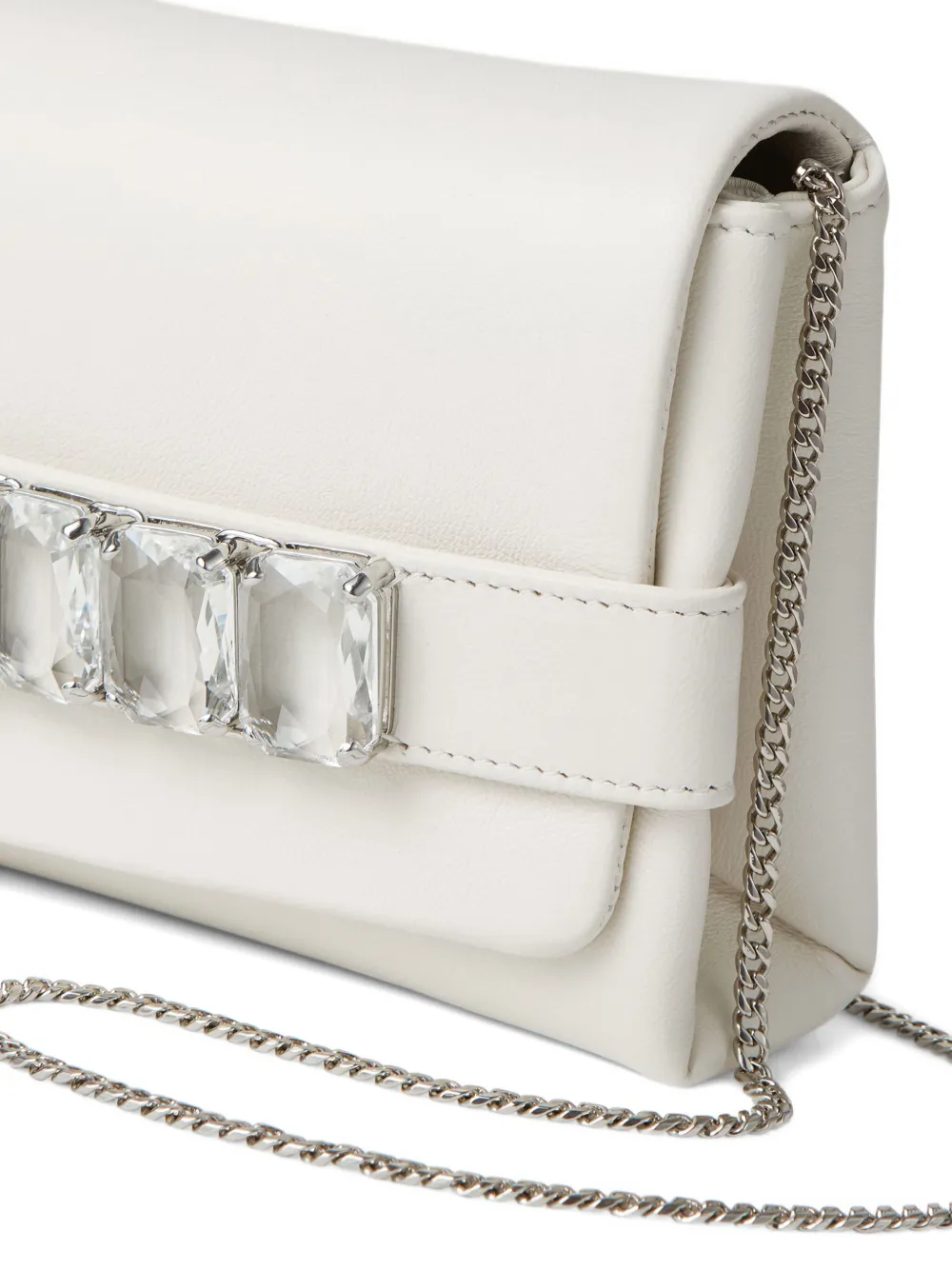 Jimmy Choo Kya clutch Wit