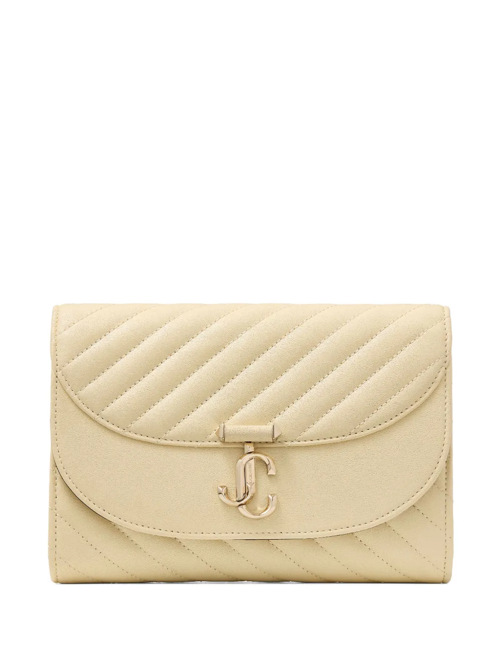 Jimmy Choo Curve clutch bag Geel