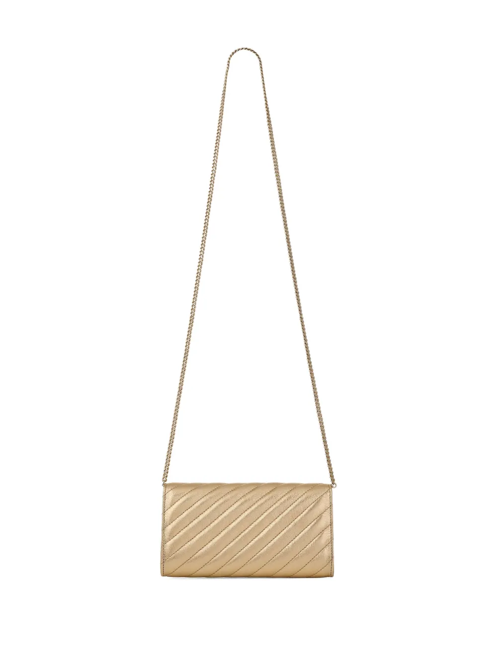 Jimmy Choo Avenue Curve clutch bag - Goud