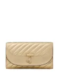 Jimmy Choo Avenue Curve clutch bag - Gold