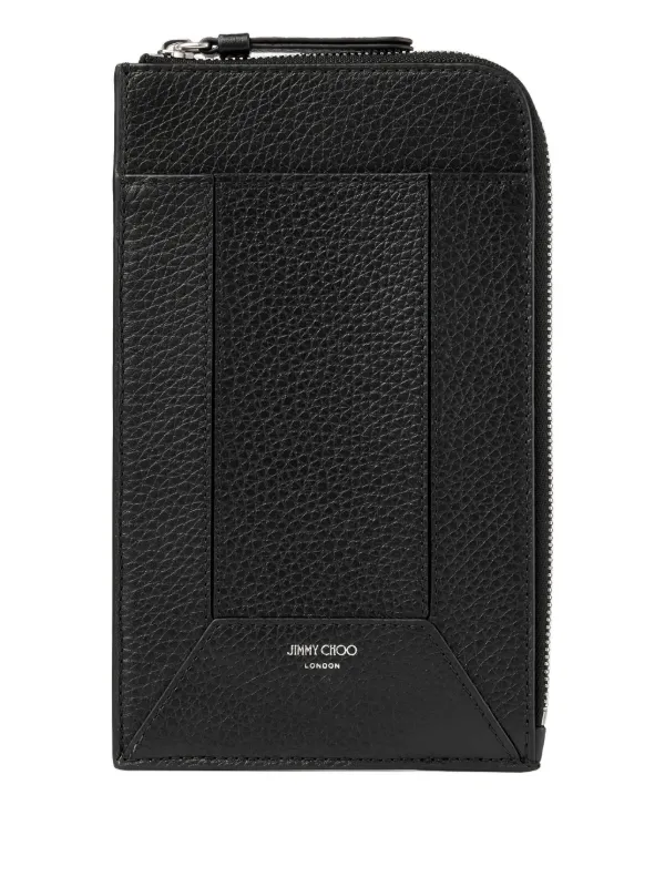 JIMMY CHOO ブラックレザーケース Jimmy Choo スマホケース | ブラック | FARFETCH JP