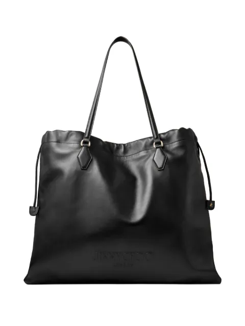 Jimmy Choo large drawstring tote bag
