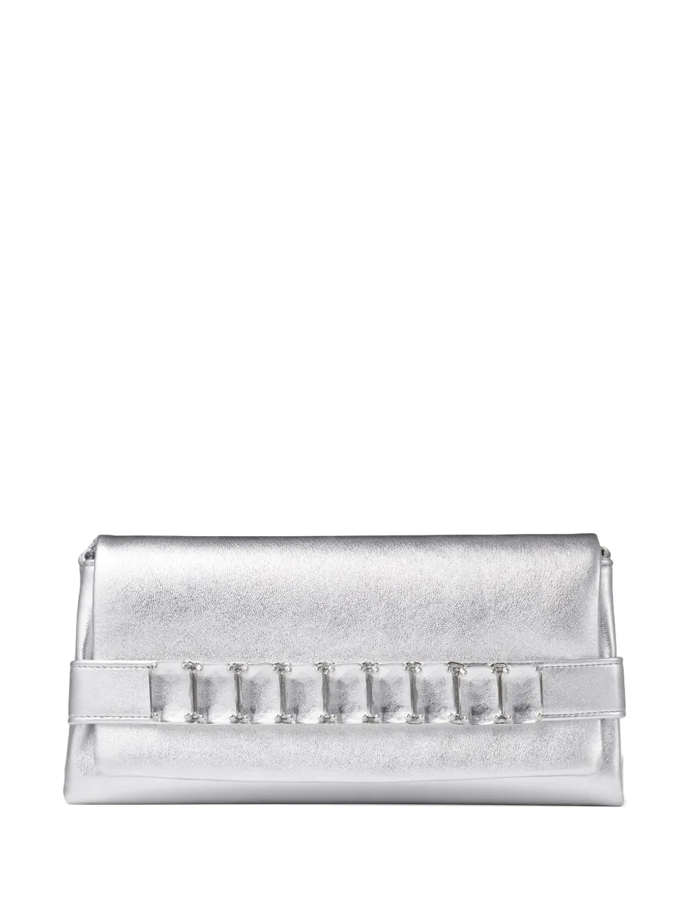 Jimmy Choo Kya clutch Zilver