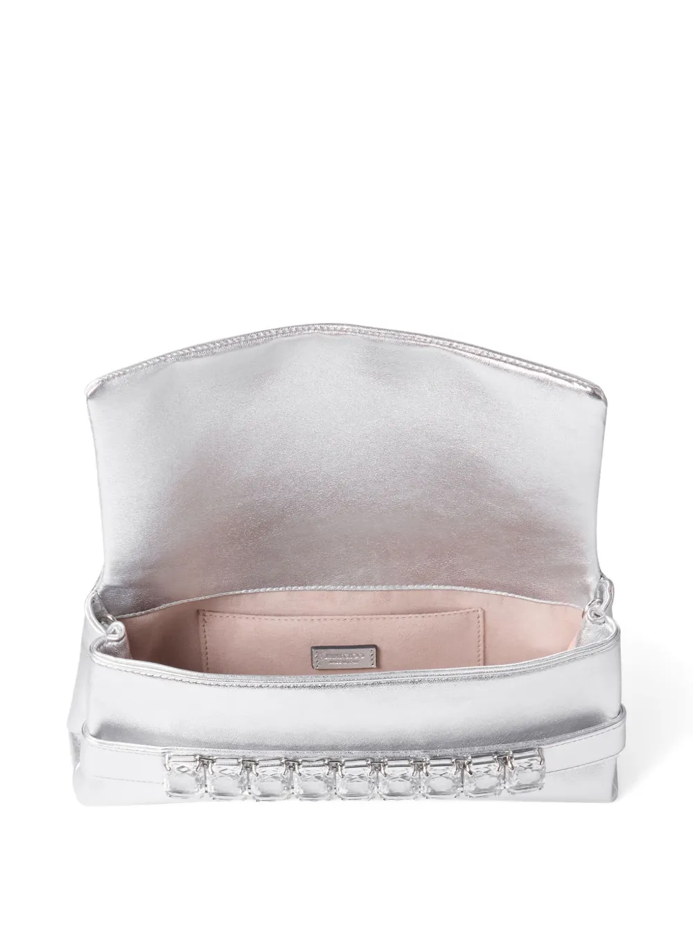 Jimmy Choo Kya clutch Zilver