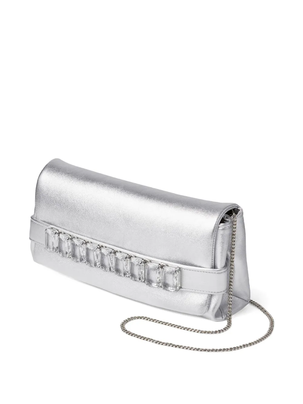 Jimmy Choo Kya clutch Zilver