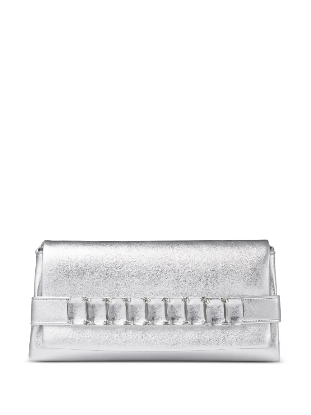 Jimmy Choo Kya clutch bag | Silver | Image 1