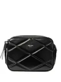 Jimmy Choo quilted leather shoulder bag - Black