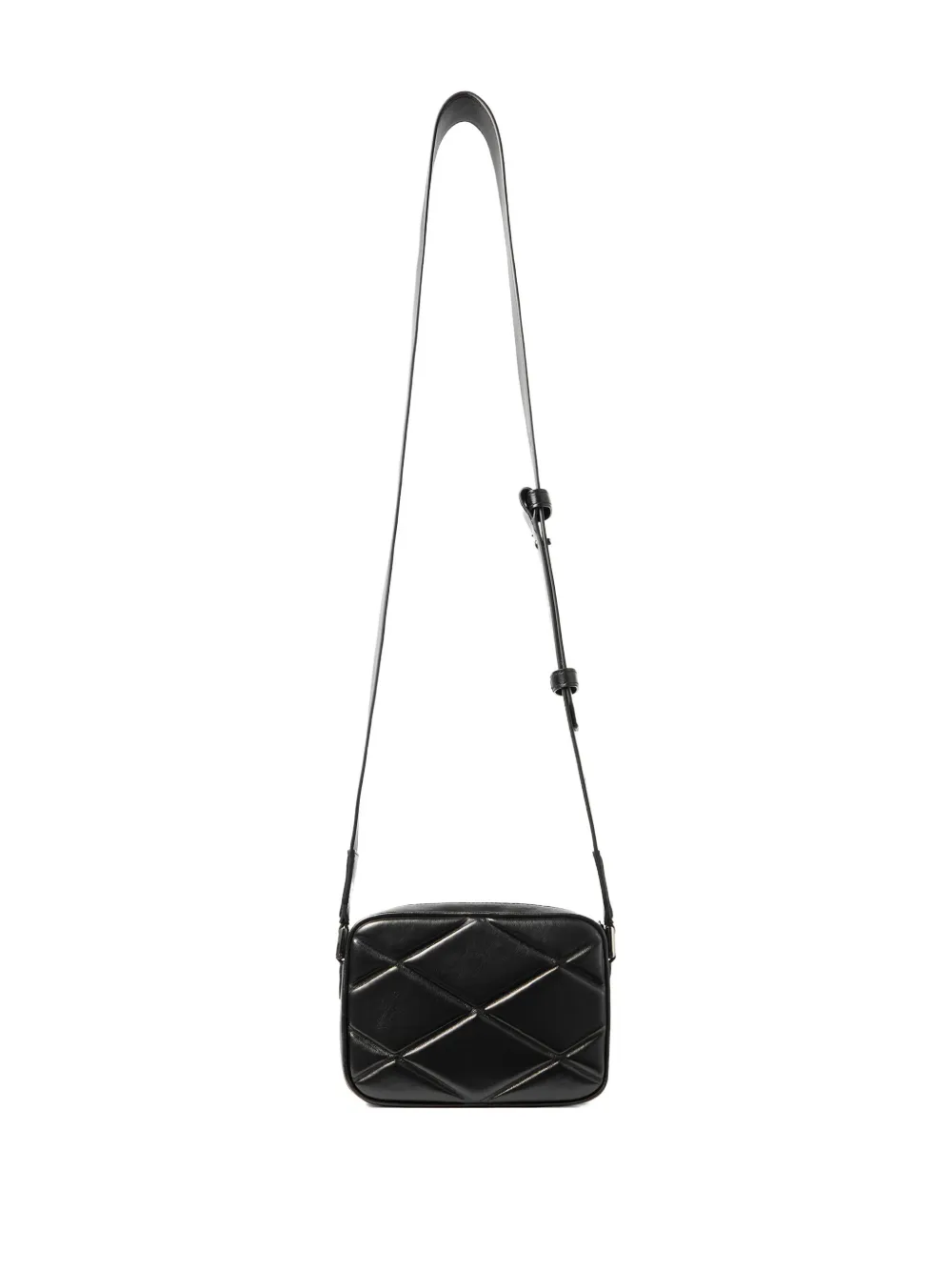 Jimmy Choo Gewatteerde leren schoudertas Zwart