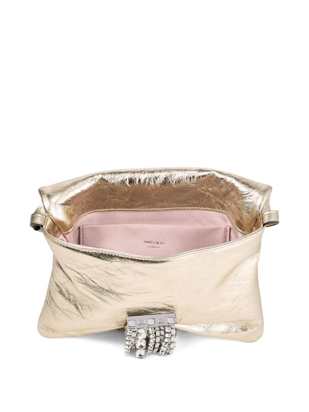 Jimmy Choo Zandra schoudertas Goud