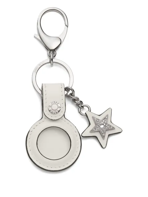 Jimmy Choo スター レザーキーホルダー