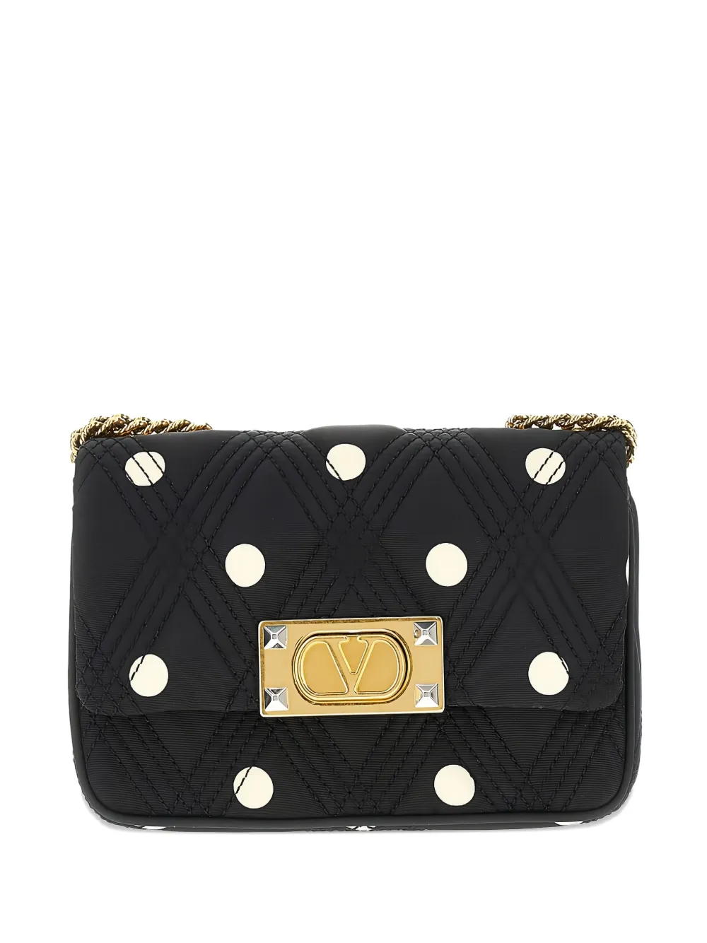 Valentino Garavani Vlogo shoulder bag - ブラック Valentino Garavani Vlogo shoulder bag - ブラック