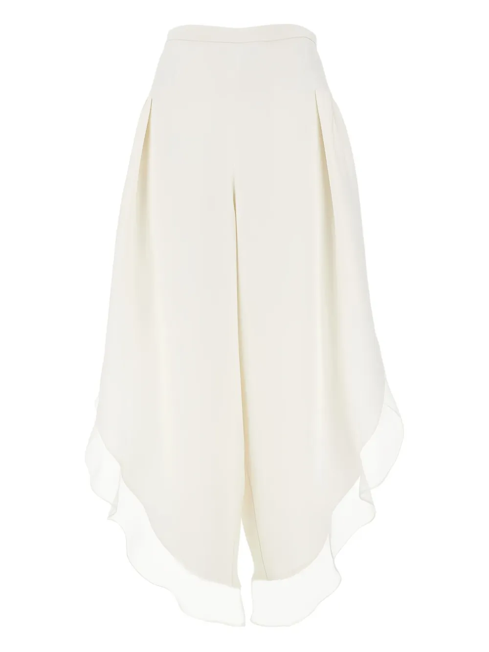 Valentino Garavani Zijden broek Beige