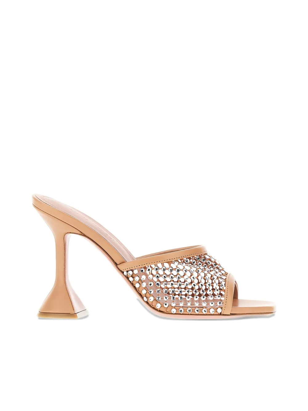 Amina Muaddi 95mm Lupit sandals Neutrals