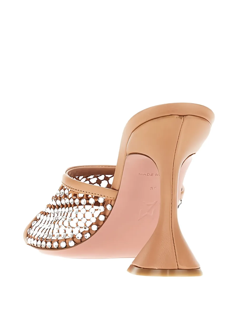 Amina Muaddi Lupita 95 Crystal-embellished Sandals