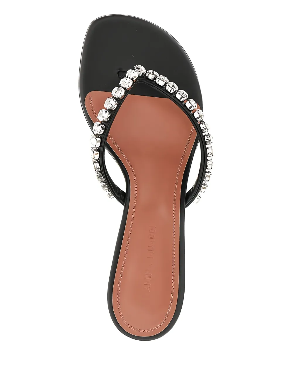 Shop Amina Muaddi 45mm Infradito Sandals