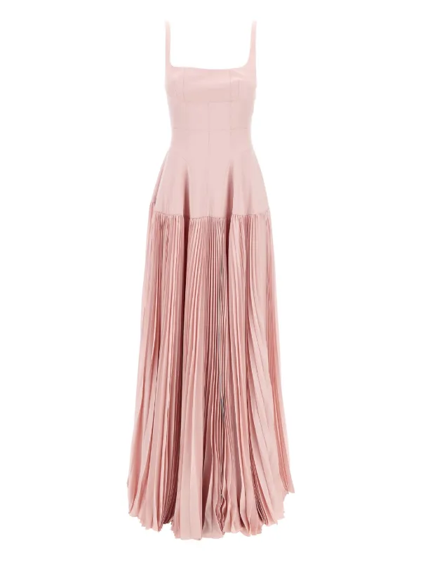 ワンピース GIOVANNI BEDIN Long pleated dress Giovanni Bedin Pleated Maxi Dress | Black | FARFETCH