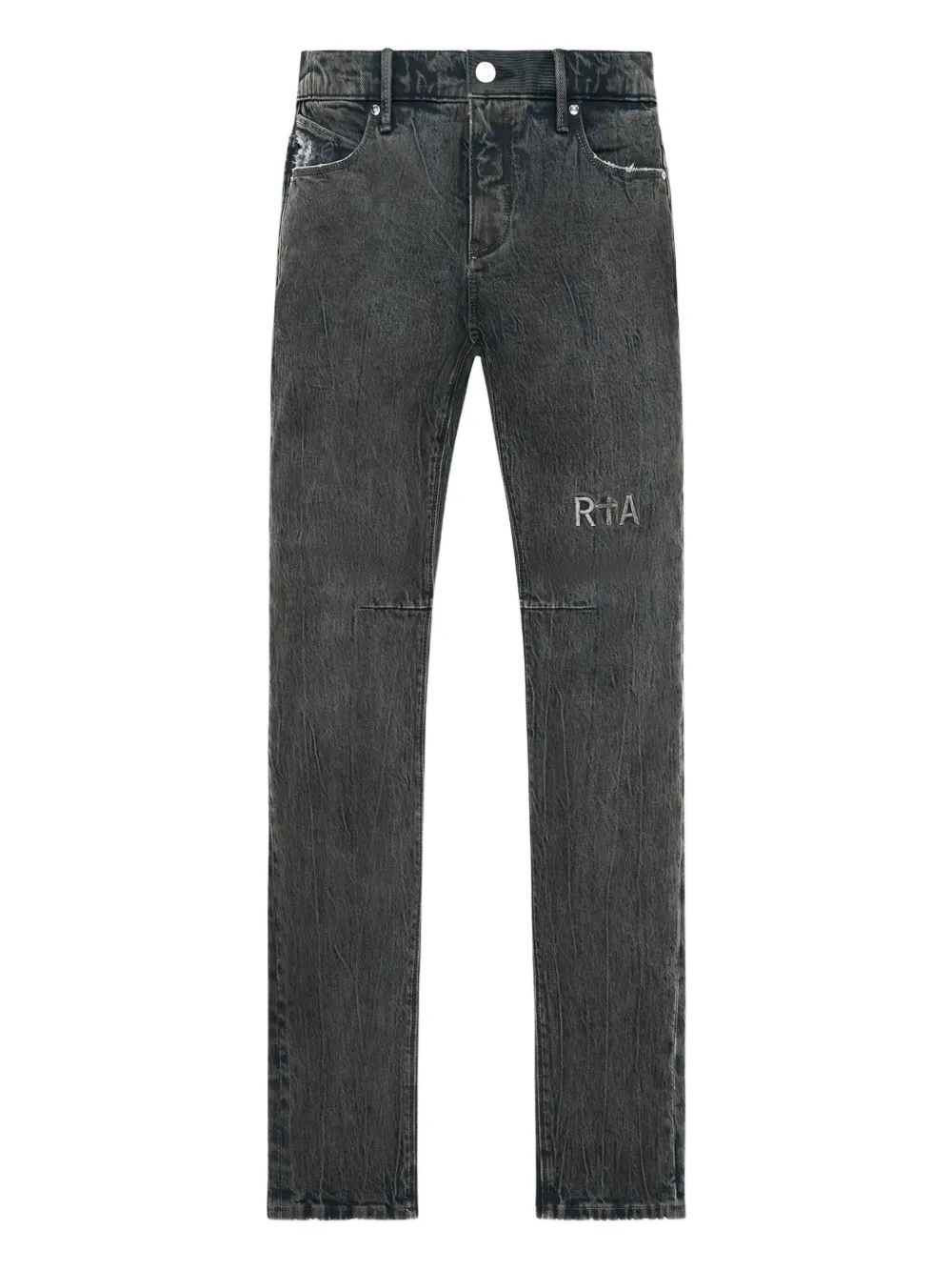 RTA coated-effect panel jeans | Grey | Image 1