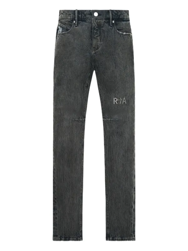 コーティングデニム RtA スキニー RTA Clayton スキニージーンズ | グレー | FARFETCH JP